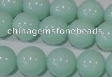 CTU2568 15.5 inches 14mm round synthetic turquoise beads