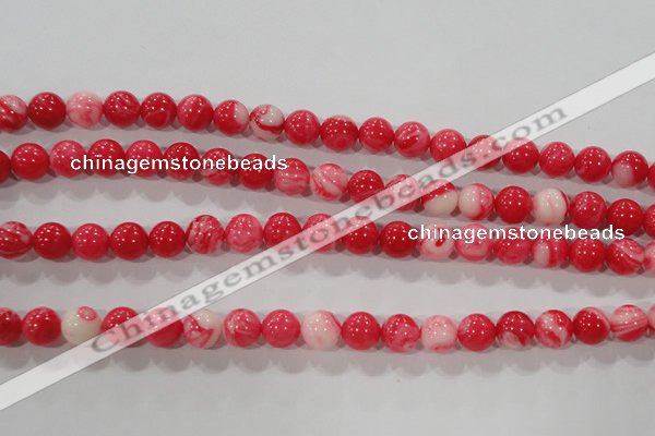 CTU2612 15.5 inches 8mm round synthetic turquoise beads