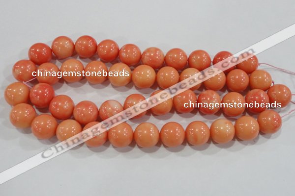 CTU2638 15.5 inches 18mm round synthetic turquoise beads