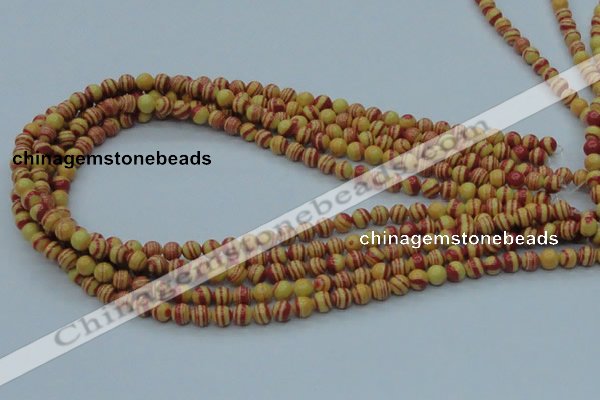 CTU285 16 inches 6mm round imitation turquoise beads wholesale