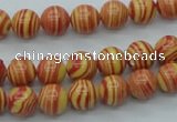 CTU286 16 inches 8mm round imitation turquoise beads wholesale