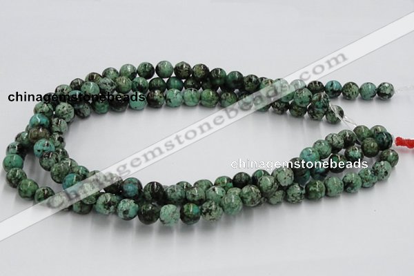 CTU400 15.5 inches 10mm round African turquoise beads wholesale