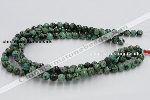 CTU401 15.5 inches 12mm round African turquoise beads wholesale