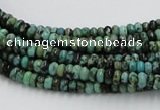 CTU404 15.5 inches 2*4mm rondelle African turquoise beads wholesale