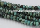 CTU405 15.5 inches 3*6mm rondelle African turquoise beads wholesale