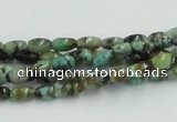 CTU406 15.5 inches 4*6mm rice African turquoise beads wholesale