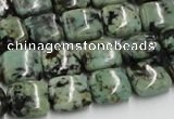 CTU411 15.5 inches 12*12mm square African turquoise beads wholesale