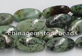 CTU414 15.5 inches 10*18mm oval African turquoise beads wholesale