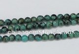 CTU425 15.5 inches 4mm round African turquoise beads wholesale