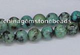 CTU427 15.5 inches 8mm round African turquoise beads wholesale