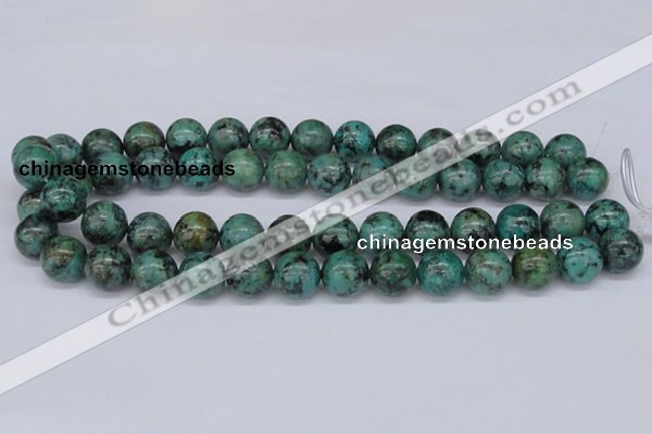 CTU430 15.5 inches 14mm round African turquoise beads wholesale