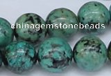 CTU431 15.5 inches 16mm round African turquoise beads wholesale