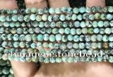 CTU570 15.5 inches 4mm round african turquoise beads wholesale