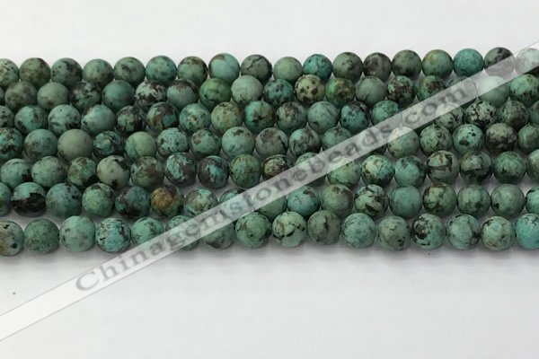 CTU576 15.5 inches 6mm round african turquoise beads wholesale
