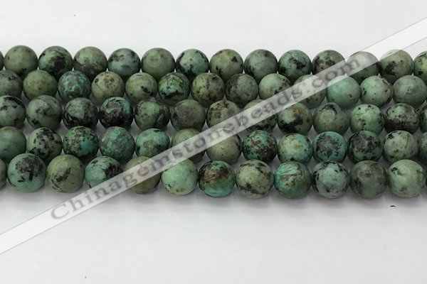 CTU577 15.5 inches 8mm round african turquoise beads wholesale