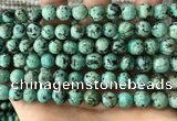 CTU582 15.5 inches 8mm round natural african turquoise beads