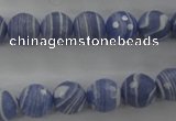 CTU923 15.5 inches 10mm faceted round synthetic turquoise beads