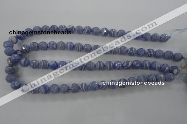 CTU923 15.5 inches 10mm faceted round synthetic turquoise beads