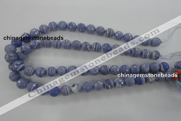 CTU924 15.5 inches 12mm faceted round synthetic turquoise beads