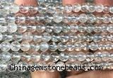 CTZ26 15 inches 6mm round topaz quartz beads wholesale