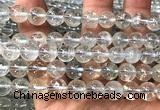 CTZ28 15 inches 9mm round topaz quartz beads wholesale