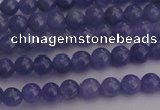 CTZ500 15.5 inches 4mm round natural tanzanite gemstone beads