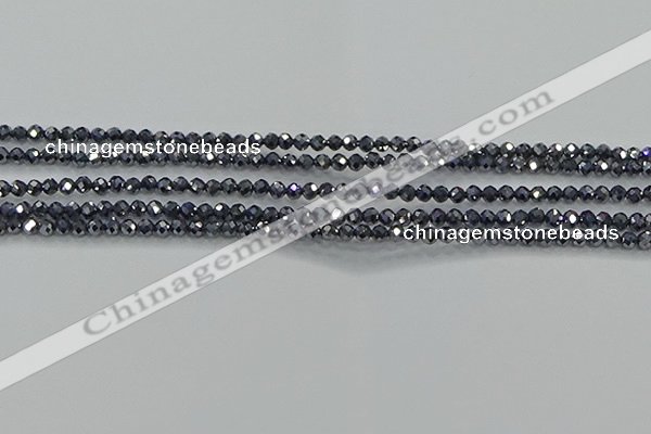 CTZ609 15.5 inches 3mm faceted round terahertz beads wholesale