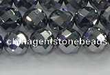 CTZ612 15.5 inches 8mm faceted round terahertz beads wholesale