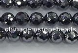 CTZ621 15.5 inches 6mm faceted round terahertz beads wholesale