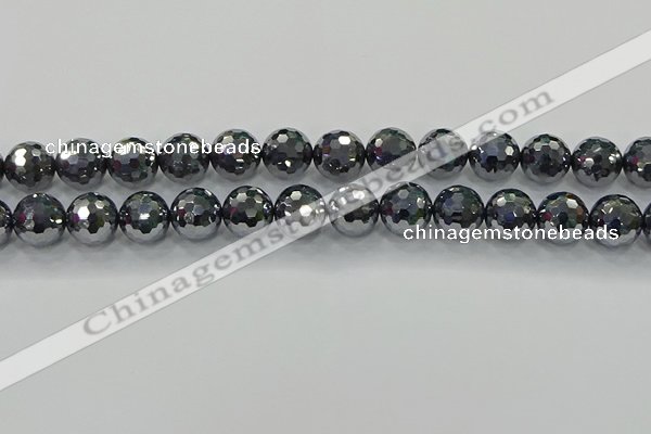 CTZ623 15.5 inches 10mm faceted round terahertz beads wholesale