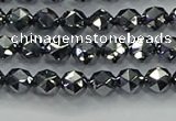 CTZ630 15.5 inches 4mm faceted nuggets terahertz beads wholesale