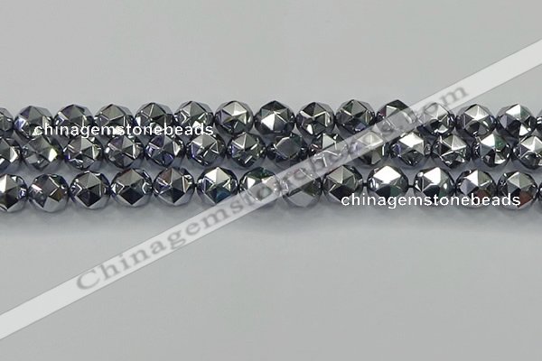 CTZ633 15.5 inches 10mm faceted nuggets terahertz beads wholesale