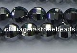 CTZ642 15.5 inches 8mm faceted round terahertz beads wholesale