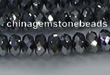 CTZ644 15.5 inches 4*6mm faceted rondelle terahertz beads wholesale