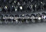 CTZ645 15.5 inches 5*8mm faceted rondelle terahertz beads wholesale