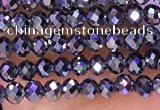 CTZ651 15.5 inches 2mm faceted round tiny terahertz beads