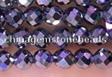 CTZ652 15.5 inches 3mm faceted round tiny terahertz beads