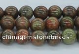 CUG03 15.5 inches 10mm round unakite gemstone beads wholesale