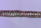 CUG181 15.5 inches 6mm round matte unakite gemstone beads