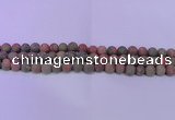 CUG183 15.5 inches 10mm round matte unakite gemstone beads