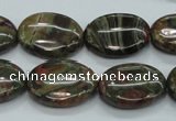 CUJ02 15.5 inches 15*20mm oval autumn jasper gemstone beads