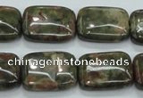 CUJ05 15.5 inches 15*20mm rectangle autumn jasper gemstone beads