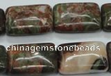 CUJ06 15.5 inches 18*25mm rectangle autumn jasper gemstone beads