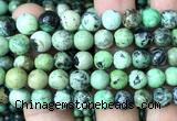 CVB03 15 inches 8mm round variscite gemstone beads wholesale