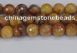 CVJ21 15.5 inches 4mm faceted round venus jasper beads wholesale