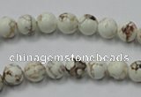 CWB310 15.5 inches 4mm round howlite turquoise beads wholesale