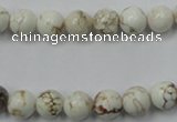 CWB311 15.5 inches 6mm round howlite turquoise beads wholesale