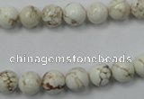 CWB312 15.5 inches 8mm round howlite turquoise beads wholesale