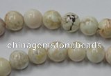 CWB313 15.5 inches 10mm round howlite turquoise beads wholesale