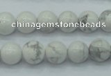 CWB51 15.5 inches 10mm round natural white howlite gemstone beads